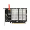 DeLOCK PCI Express x16 Karte auf 5 x interne M.2 Key B / SATA