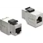 Keystone-Modul DELOCK 90835, flach RJ-45, silber/schwarz, 16,2×35,9×19,6 mm