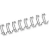 Fellowes - Bindedraht - 8 mm - 34 Ringe - A4 (210 x 297 mm) - 50 Blatt - Silber - 100 Stk. - für Fellowes Galaxy 500, Galaxy E 500, Pulsar 300, Starlet 90 (54451)