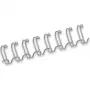 Fellowes - Bindedraht - 8 mm - 34 Ringe - A4 (210 x 297 mm) - 50 Blatt - Silber - 100 Stk. - für Fellowes Galaxy 500, Galaxy E 500, Pulsar 300, Starlet 90 (54451)