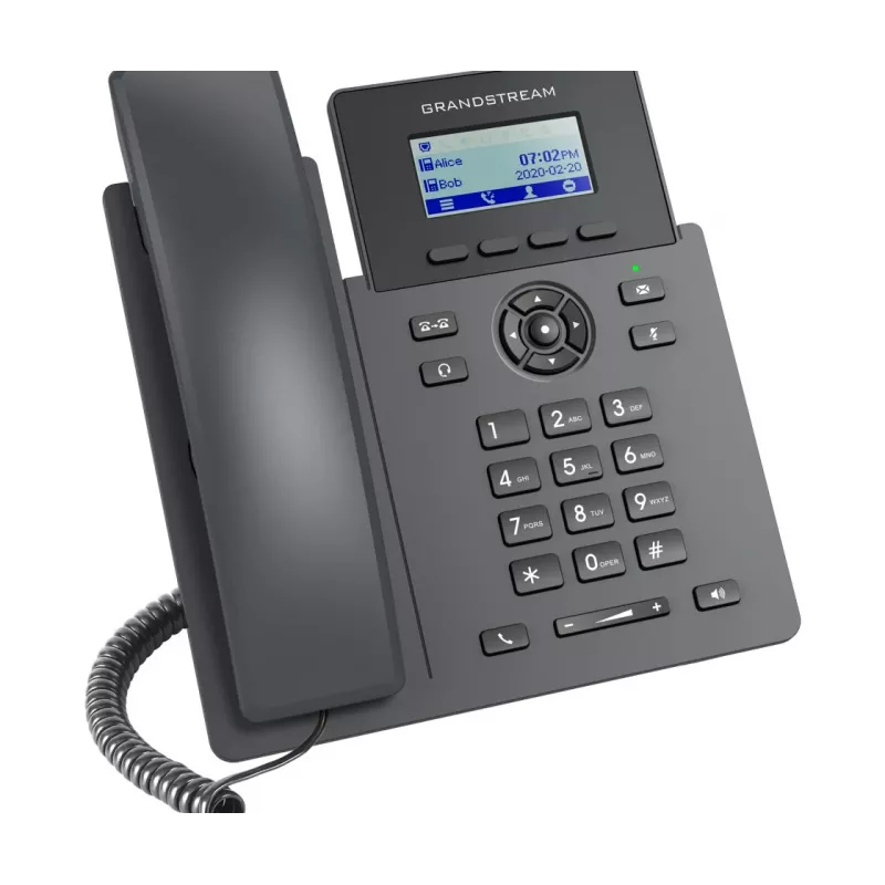 Grandstream Networks GRP2601P IP-Telefon Schwarz 2 Leitungen LCD