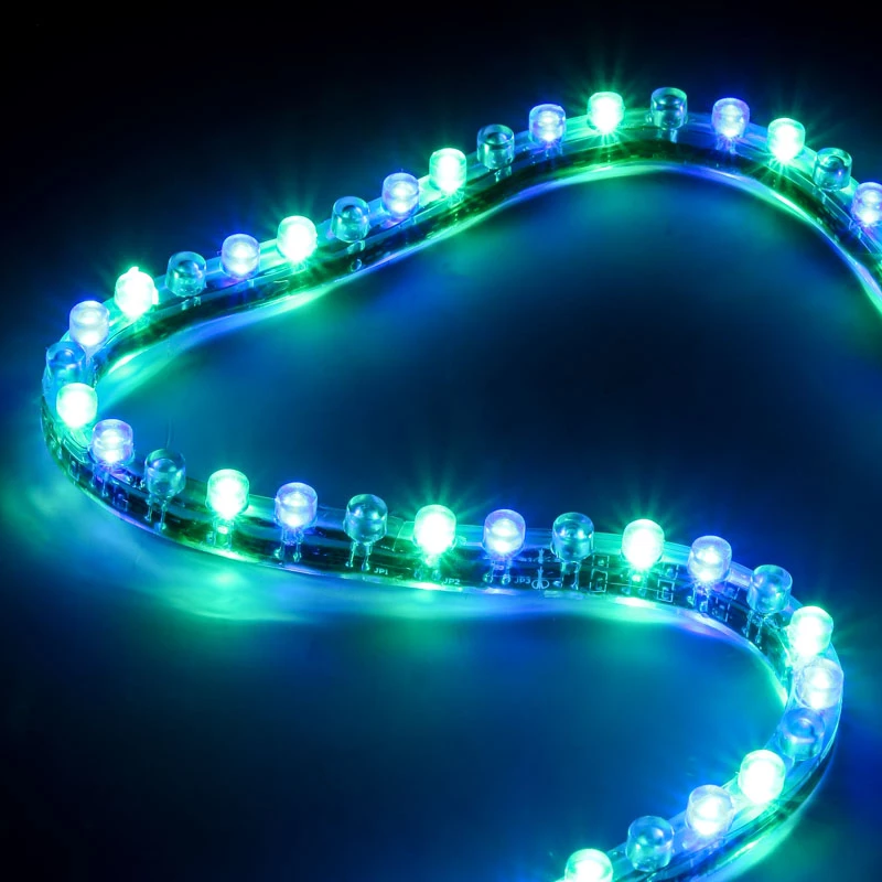 Universal-Streifenleuchte Lamptron FlexLight Multi – mehrfarbige LED, 70 mm Breite, DC-betrieben