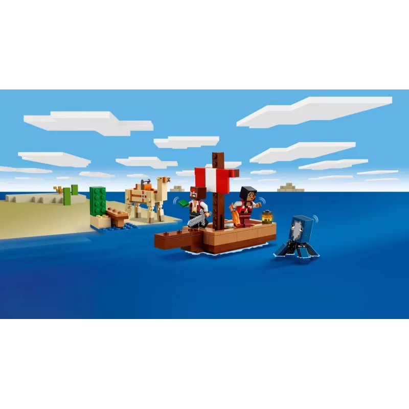 LEGO MINECRAFT 21259 Die Reise des Piratenschiffs