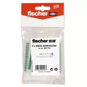 Fischer 502735 Fill & Fix Ersatz-Statikmischer, 6 Stück