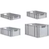 Aufbewahrungskorb Allit 456815 rechteckig Polypropylen grau 600x400x320mm