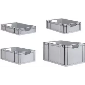 Aufbewahrungskorb Allit 456815 rechteckig Polypropylen grau 600x400x320mm