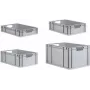 Aufbewahrungskorb Allit 456815 rechteckig Polypropylen grau 600x400x320mm