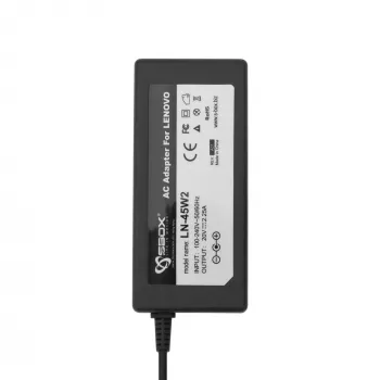Sbox LN-45W2 Netzteil für Lenovo Notebooks, rund