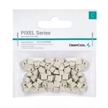 Gummipads DeepCool PIXEL — universelle Anti-Vibrations-Pads für Gehäuse, je 9,8 g, Packung mit 100 Stück, grau
