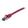 Patchkabel RJ45 - CAT6A 500 MHz - 0,5 m - pink - S-STP(S/FTP) - komponentengeprüft (GHMT-zertifiziert) - AW