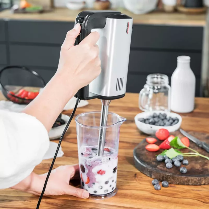 Küchenmaschine Gastroback Design Handmixer Pro Schwarz Silber