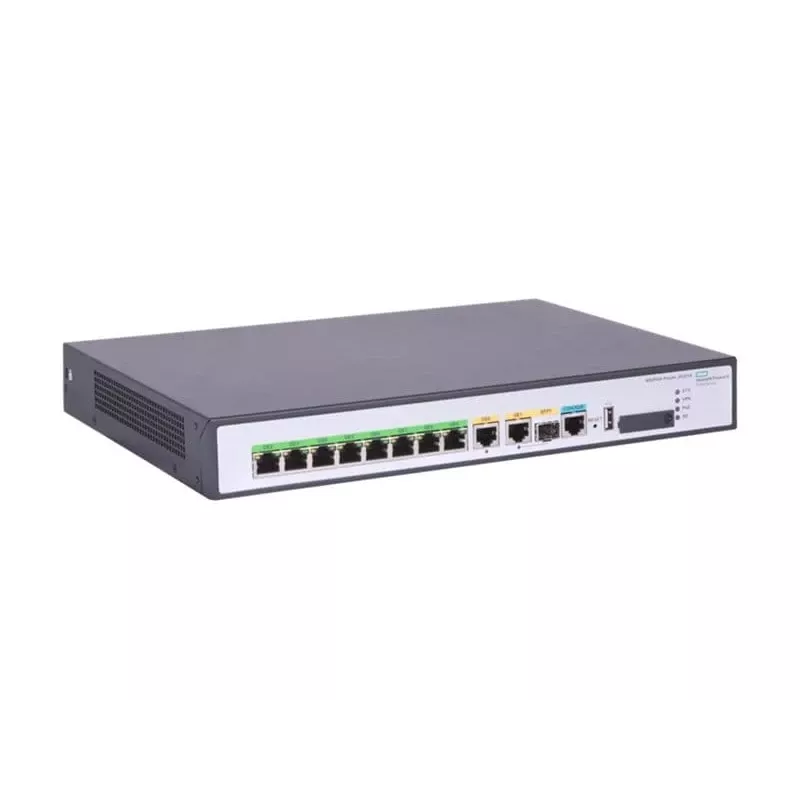 Hewlett Packard Enterprise HPE FlexNetwork MSR958X - Router 8-Port-Switch - 1GbE - WAN-Ports: 6 - Wi-Fi - rackmontierbar (S0P11A)