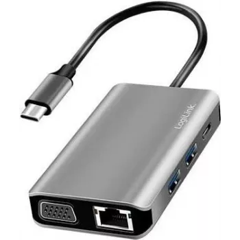 LogiLink Dockingstation LogiLink USB 3.2 Gen 1 USB-C 7-Port UA0410