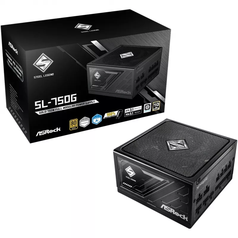 Netzteil ASRock STEEL LEGEND 750W 80 Plus Gold