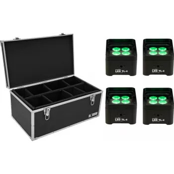 LED-Traversenlicht-Set EUROLITE TL-4 4x mit Transportcase