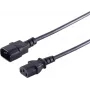 Netzkabel Schwarz 2 m S/CONN 60009