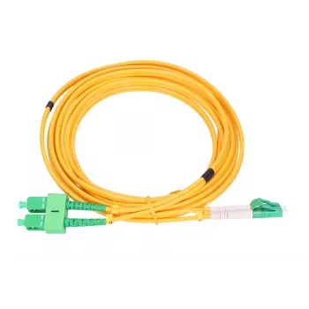 Patchcord Extralink SC/APC auf LC/APC Singlemode Duplex 9/125 µm 3 mm 5 m