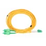 Patchcord Extralink SC/APC auf LC/APC Singlemode Duplex 9/125 µm 3 mm 5 m
