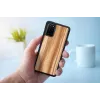 Handyhülle man and wood Galaxy S20+ cappuccinoschwarz – schützende Smartphone-Hülle