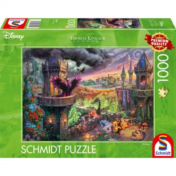 Thomas Kinkade Studios: Maleficent, Puzzle 1000 Teile