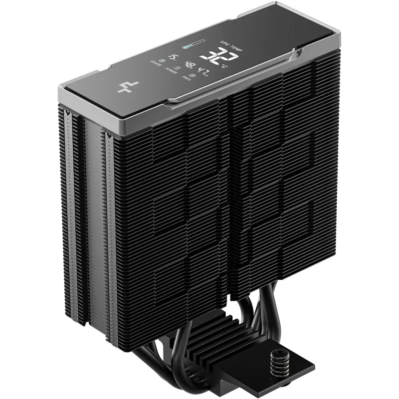 Air cooler DeepCool AK400 G2 Digital NYX — 120 mm fan, max air pressure 3.33 mmH2O, 92×132×156 mm, Schwarz