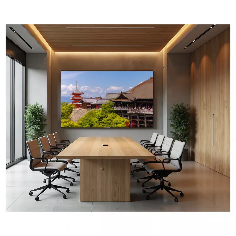164,0cm/65 (3840x2160) JAPANNEXT JN-IPS650UHD60F 16:9 IPS 60Hz HDMI USB WLAN Lautsprecher Schwarz