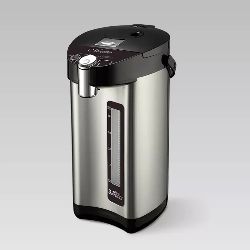 Feel-Maestro MR-081 Thermopott 3,8 l Silber, Schwarz