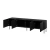 Cama RTV-Schrank ISLA 200x40x60 mat schwarz