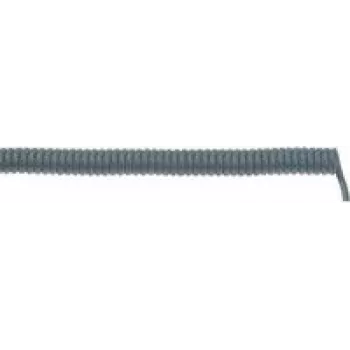 LAPP 73220325 Spiralkabel UNITRONIC® SPIRAL LiF2Y11Y 100 mm / 400 mm 7 x 0,14 mm² Grau 5 Stück (73220325)