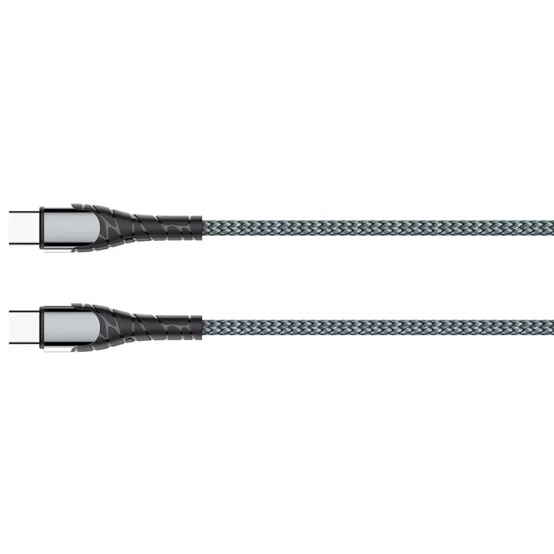 USB-Typ-C-Ladekabel ColorWay CW-CBPDCC040-GR, 65W PD, 1 m, grün