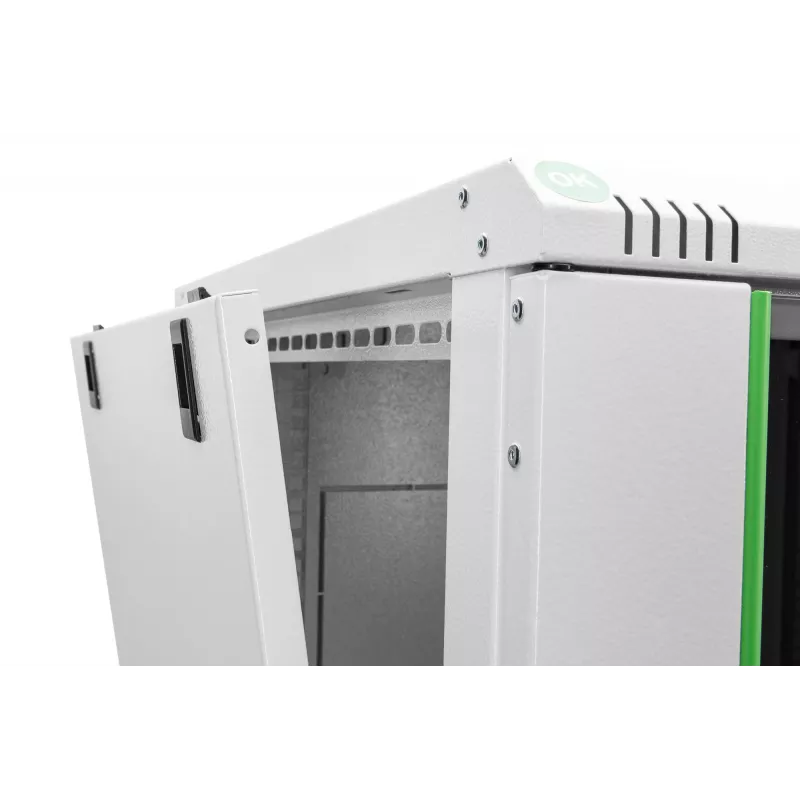 DIGITUS Professional Dynamic Basic Series DN-19 16U-6/6-EC - Gehäuse - geeignet für Wandmontage - Grau, RAL 7035 - 16U - 48,3 cm (19)