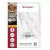 Küchenwaage Beper P102BIL004 - digital, 5 kg, 1 g, weißer Marmor