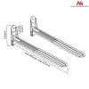 Montagekit Maclean MC-776 B Schwarz