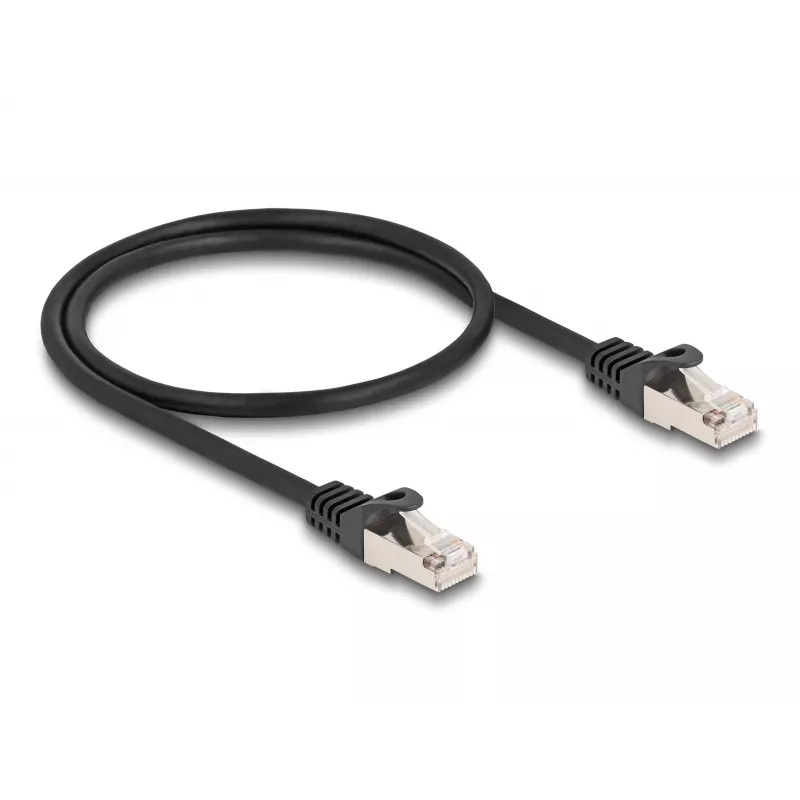 DeLOCK Kabel RJ50 Stecker auf RJ50 Stecker S/FTP 0,5 m schwarz