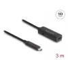 USB-Kabel DeLOCK 80027 3 m USB-C Schwarz