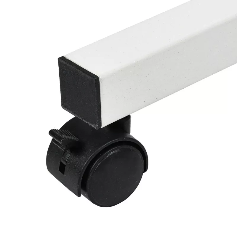 Maclean mobiler Schreibtisch/Laptop-Ständer, weiß, Höhenverstellung 59-89 cm, max. 30 kg, MC-121 W
