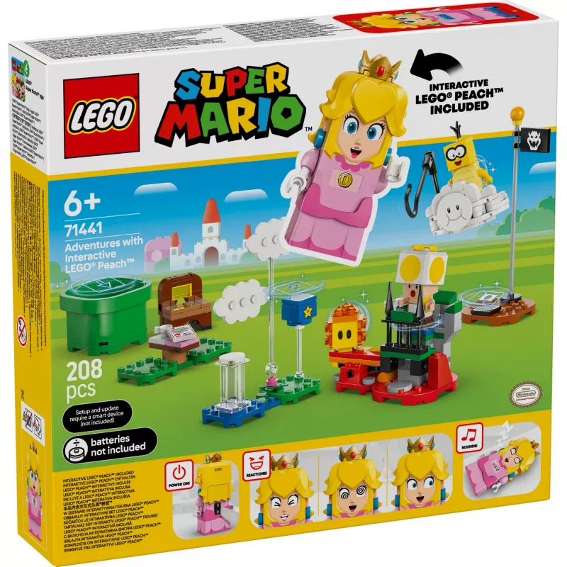 Konstruktionsspielzeug LEGO 71441 Super Mario Interaktive LEGO Peach Figur Set, kompatibel mit dem LEGO-System