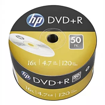 Blank DVD+R discs VERBATIM 4.7 GB 16x 120 mm 50-pack Cakebox