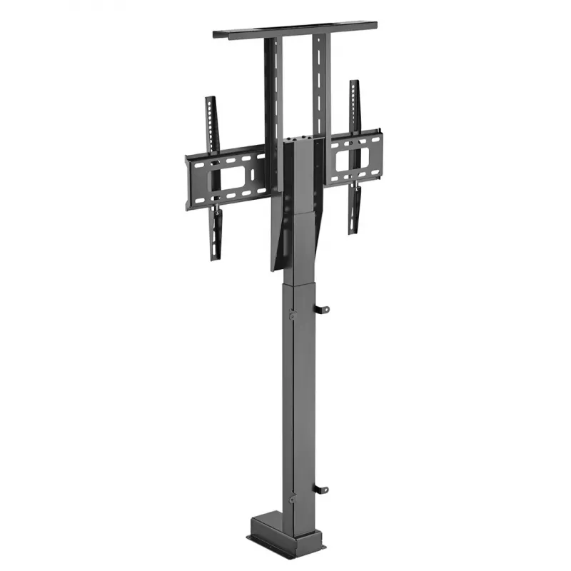 Maclean MC-866T Smart Motorisierter Elektrischer TV-Lift TUYA Mobile App Bodenständerhalterung Alexa Google Home 37''-80'' 60kg Schrank VESA (EU-Stecker)