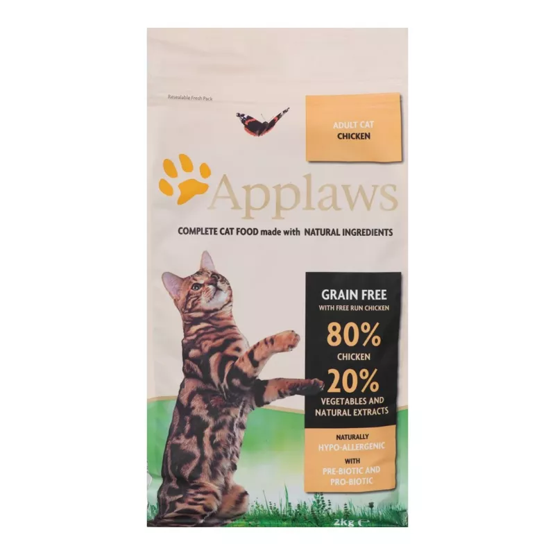 APPLAWS Huhn - Trockenfutter für Katzen - 2 kg