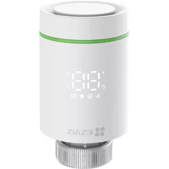 Indoor rotary LED sensor EZVIZ T55 — weißer Kunststoff, AA-Batterie, Ø 5,5 cm, Höhe 95 mm
