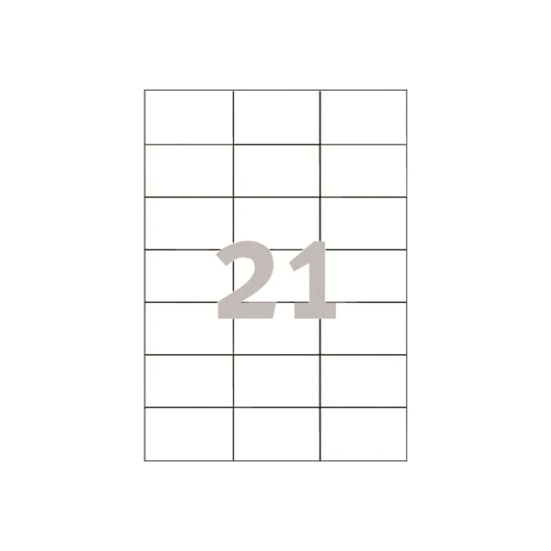Avery - Etiketten - Weiß - 42,3 x 70 mm, 2100 Etiketten (100 Blatt x 21) (3652)