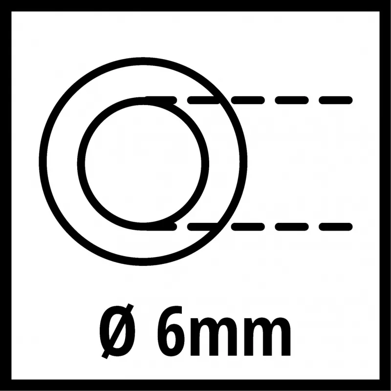 Geflochtener Schlauch 4138100, Druckluftschlauch Weiß, 10 Meter