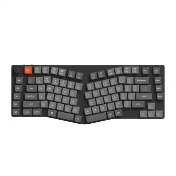 Mechanische kabellose Tastatur Keychron K15M-A1 — schwarz mit RGB-Hintergrundbeleuchtung, mechanischen Schaltern, kabelloser Konnektivität