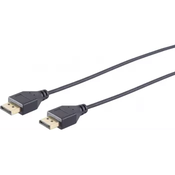 DisplayPort-Kabel S/CONN 10-49045 3 m Schwarz
