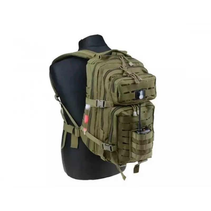 Taktischer Rucksack GFC Assault Pack GFT Olivgrün GFT-20-008352, 25 L, Nylon, laser-cut, 450×210×200 mm