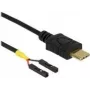 USB-Kabel DeLOCK 85473 0,5m USB C Schwarz