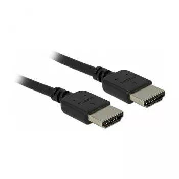 HDMI-Kabel DeLOCK 85216 1,5 m Typ A Stecker-Stecker Schwarz