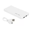 Tragbares Ladegerät Powerbank BLOW PB10A 10000mAh (37Wh), 2x USB-A-Ausgänge, 22,5W gesamt, Micro-USB-Eingang, Polymer-Akku