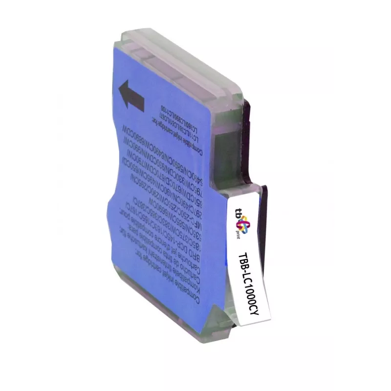 Tinte TBB-LC1000CY (Brother LC1000CY) Cyan 100% neu